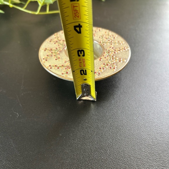 Yankee Candle Stoneberry Tea Light Holder Dish Stoneware Berry Design‎ - Picture 8 of 11